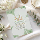 Search for shamrock baby shower invitations St patricks day