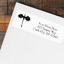 Search for flight return address labels White