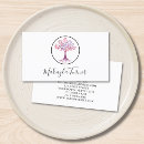 Search for crystal healing business cards Watercolor