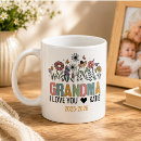 Search for flower photo mugs Grandmother