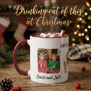 Search for red accent mugs Merry christmas