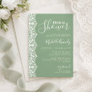 Search for green lace invitations Boho