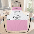 Search for coffee lovers aprons Black