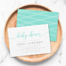 Search for mint baby shower invitations Modern