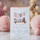 Search for clothesline invitations Pink