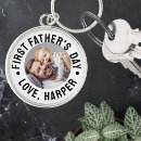 Search for first baby rounded key rings Dad