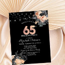 Search for orange and black birthday invitations Elegant