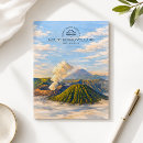 Search for volcano postcards Watercolor
