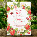 Search for ladybug 1st birthday invitations Girl birthday party