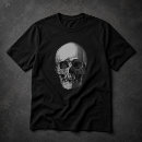 Search for black and white skull tshirts Halloween