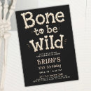 Search for skull and bones invitations Black