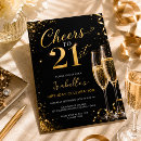 Search for champagne 21st birthday invitations Twenty first