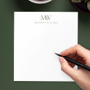 Search for green notepads Monogrammed