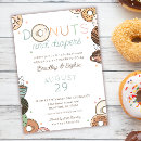 Search for coffee and doughnuts invitations Gender neutral