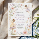 Search for pastel 1st birthday invitations Fairy first birthday