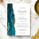 Search for teal wedding invitations Geode