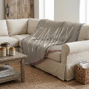 Search for throw blankets Monogrammed