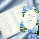 Search for hydrangea wedding programs Blue hydrangea flowers