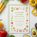 Search for veggie invitations Locally grown
