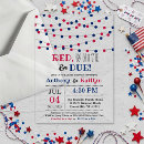 Search for 4th of july baby shower invitations Red white and due