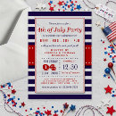 Search for blue 4th of july invitations Bbq party