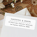Search for white background return address labels Minimal