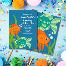 Search for aquarium fish birthday invitations Beach