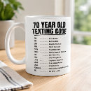 Search for 70 years old mugs 70th birthday