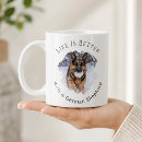 Search for funny german mugs Dog lover
