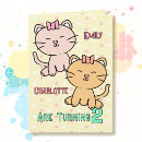Search for girl twins birthday cards Cute