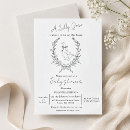 Search for classy baby shower invitations Minimal