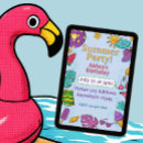 Search for pop art birthday invitations Colourful
