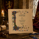 Search for medieval invitations Vintage