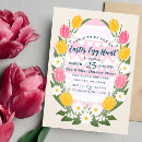 Search for pastel easter invitations Floral