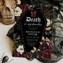 Search for death birthday invitations Gothic birthday party
