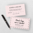 Search for refer a friend business cards Social media
