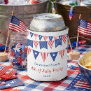 Search for red white blue can coolers 4th of july
