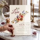 Search for rural invitations Terracotta floral pampas grass
