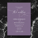 Search for lilac and silver wedding invitations Lavender