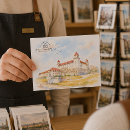Search for bratislava postcards Watercolor