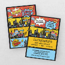 Search for superhero invitations Retro