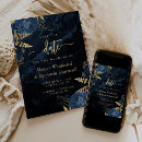 Search for blue gold save the dates Elegant