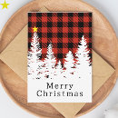 Search for red plaid christmas cards Trendy