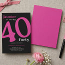 Search for turning 40 invitations Typography