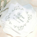 Search for sage green napkins Toile de jouy