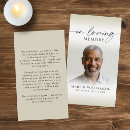 Search for funeral prayer cards Photo funeral keepsake