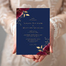 Search for burgundy and navy blue wedding invitations Elegant