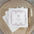 Search for purple wedding napkins Elegant
