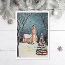 Search for winter scenes christmas cards Church