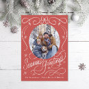 Search for lettering christmas cards Red